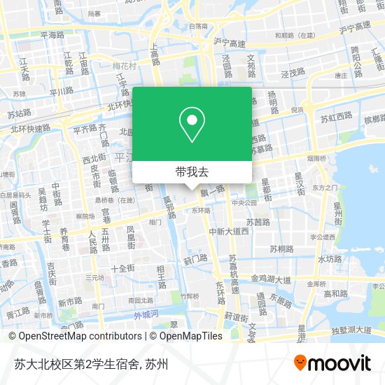 苏大北校区第2学生宿舍地图