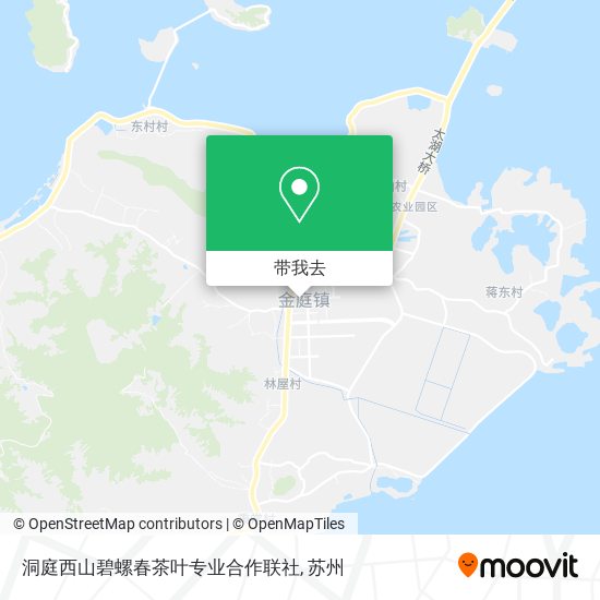 洞庭西山碧螺春茶叶专业合作联社地图