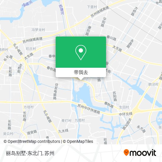 丽岛别墅-东北门地图