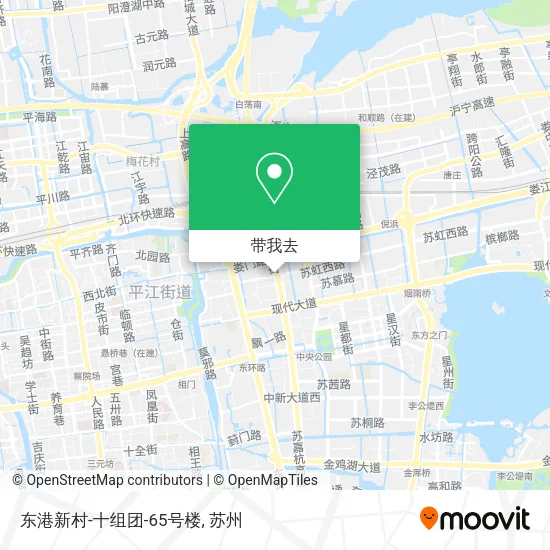 东港新村-十组团-65号楼地图