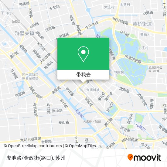 虎池路/金政街(路口)地图