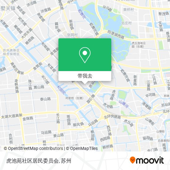 虎池苑社区居民委员会地图