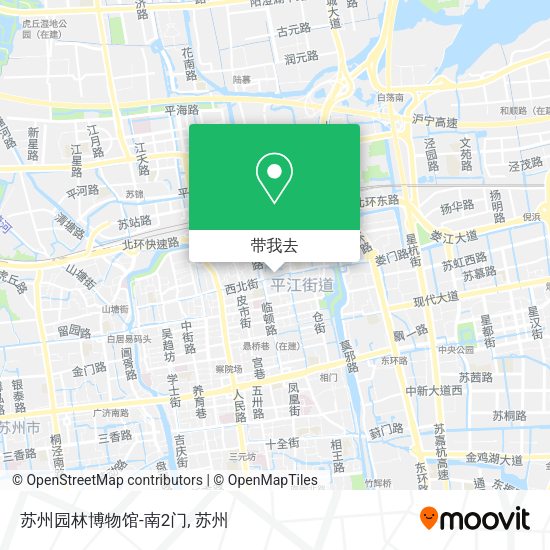 苏州园林博物馆-南2门地图