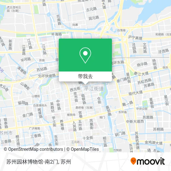 苏州园林博物馆-南2门地图