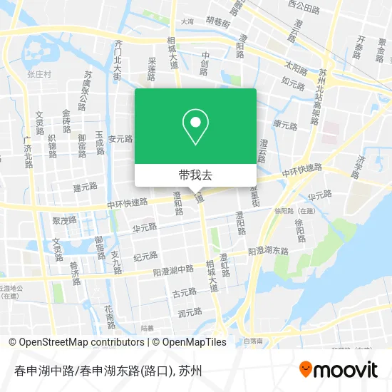 春申湖中路/春申湖东路(路口)地图