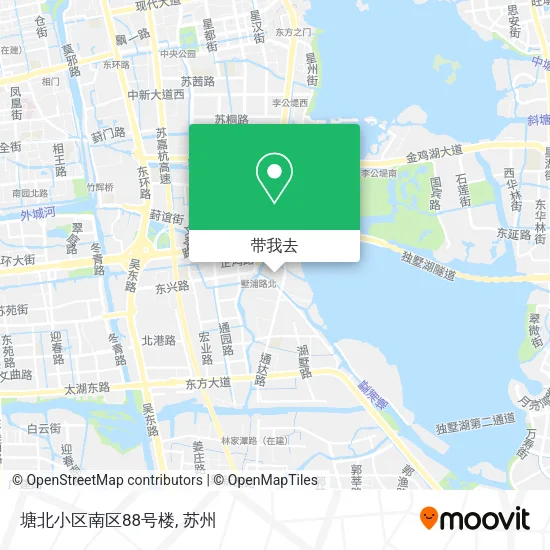 塘北小区南区88号楼地图
