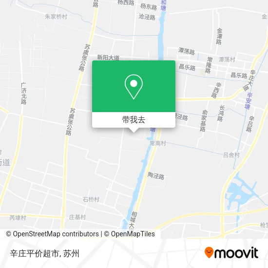 辛庄平价超市地图