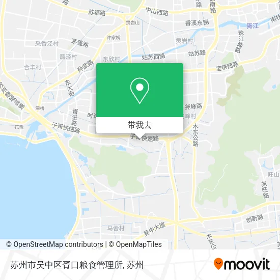苏州市吴中区胥口粮食管理所地图
