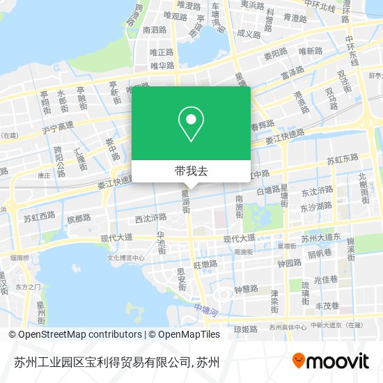 苏州工业园区宝利得贸易有限公司地图