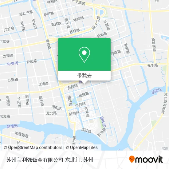 苏州宝利强钣金有限公司-东北门地图