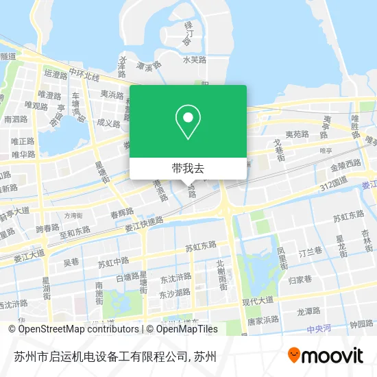 苏州市启运机电设备工有限程公司地图