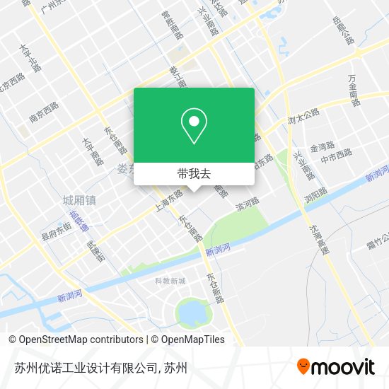 苏州优诺工业设计有限公司地图