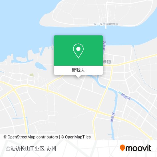 金港镇长山工业区地图