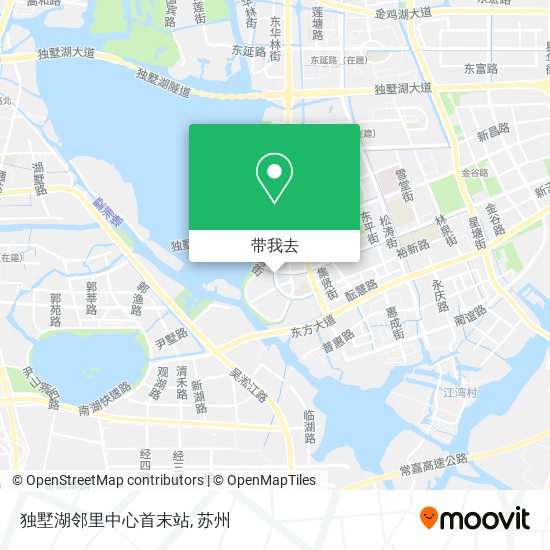 独墅湖邻里中心首末站地图