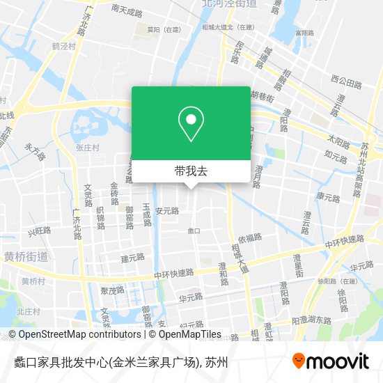 蠡口家具批发中心(金米兰家具广场)地图