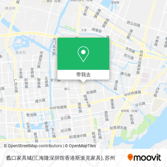 蠡口家具城(汇海隆深圳馆香港斯派克家具)地图