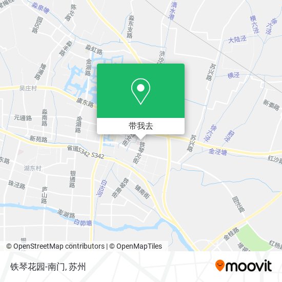 铁琴花园-南门地图