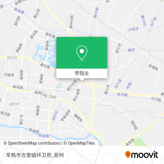 常熟市古里镇环卫所地图