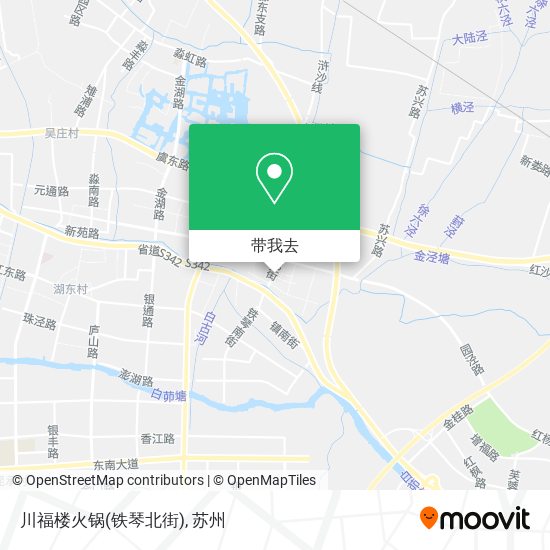川福楼火锅(铁琴北街)地图