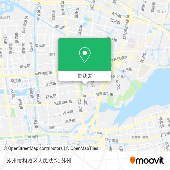 苏州市相城区人民法院地图