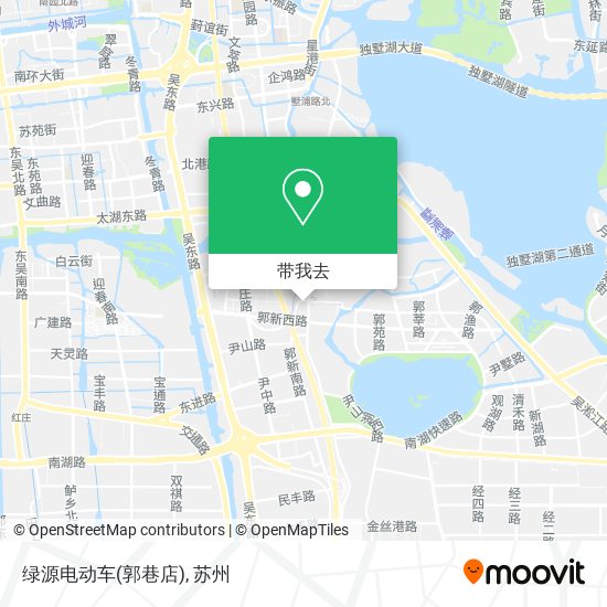 绿源电动车(郭巷店)地图