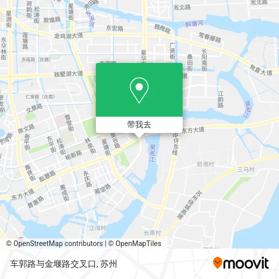 车郭路与金堰路交叉口地图