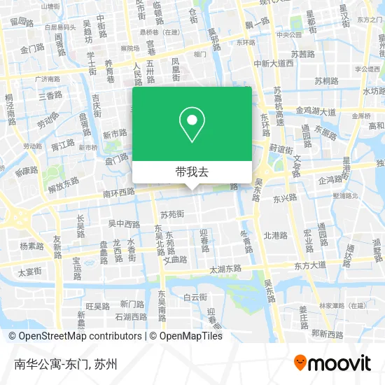 南华公寓-东门地图