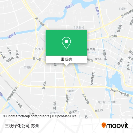 三埂绿化公司地图