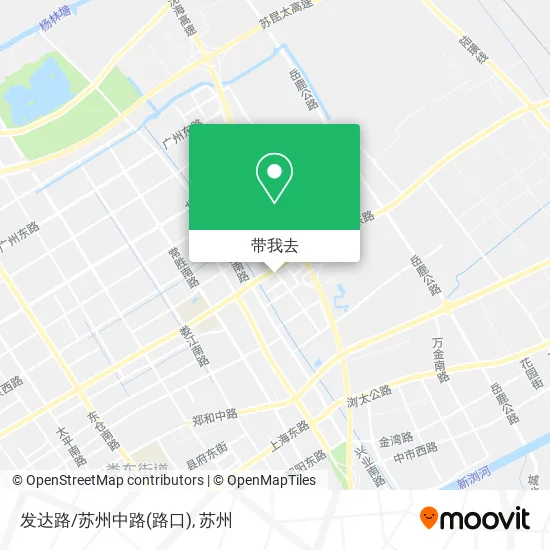 发达路/苏州中路(路口)地图
