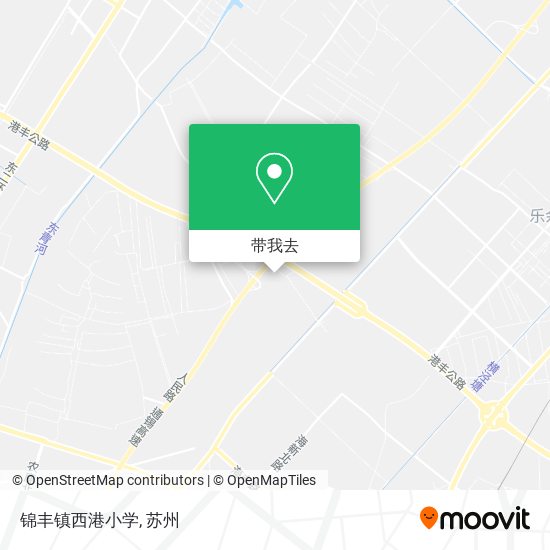 锦丰镇西港小学地图