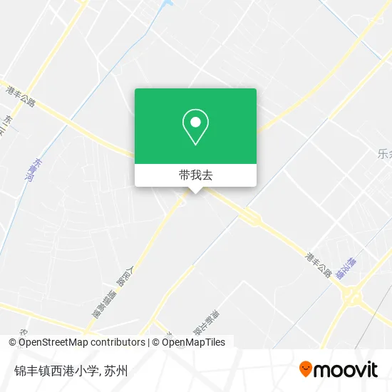 锦丰镇西港小学地图