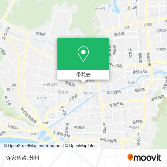 许家桥路地图