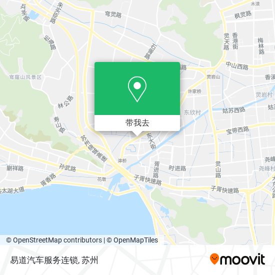 易道汽车服务连锁地图