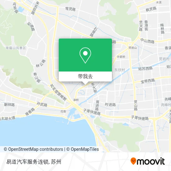 易道汽车服务连锁地图