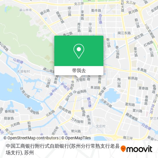 中国工商银行附行式自助银行(苏州分行常熟支行老县场支行)地图