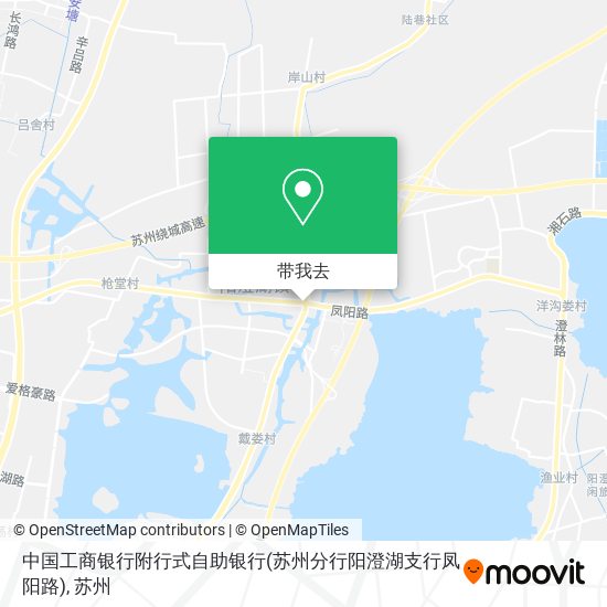 中国工商银行附行式自助银行(苏州分行阳澄湖支行凤阳路)地图