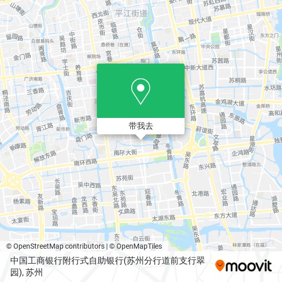 中国工商银行附行式自助银行(苏州分行道前支行翠园)地图