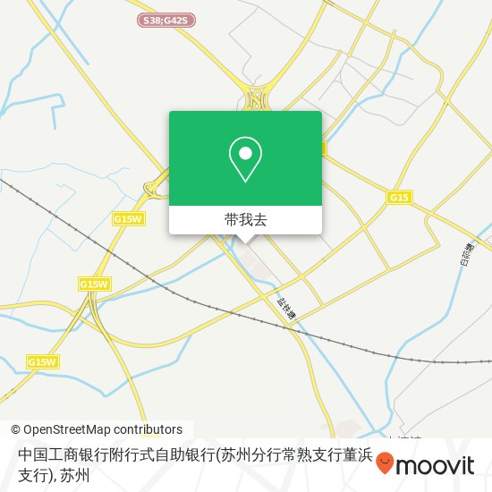中国工商银行附行式自助银行(苏州分行常熟支行董浜支行)地图