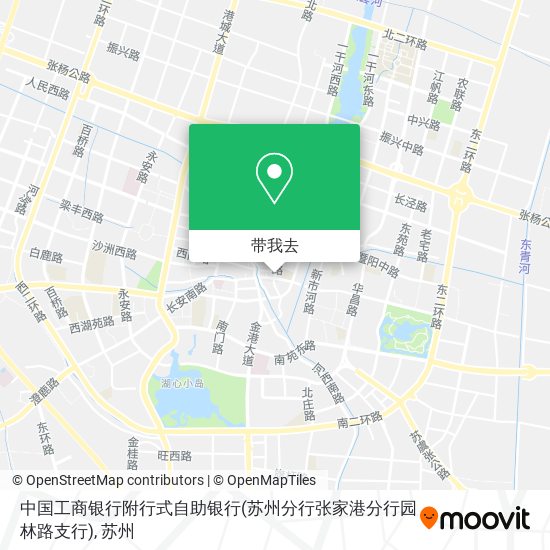 中国工商银行附行式自助银行(苏州分行张家港分行园林路支行)地图