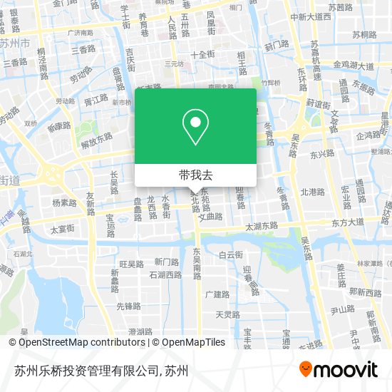 苏州乐桥投资管理有限公司地图