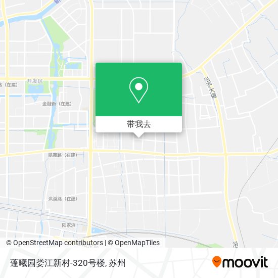 蓬曦园娄江新村-320号楼地图