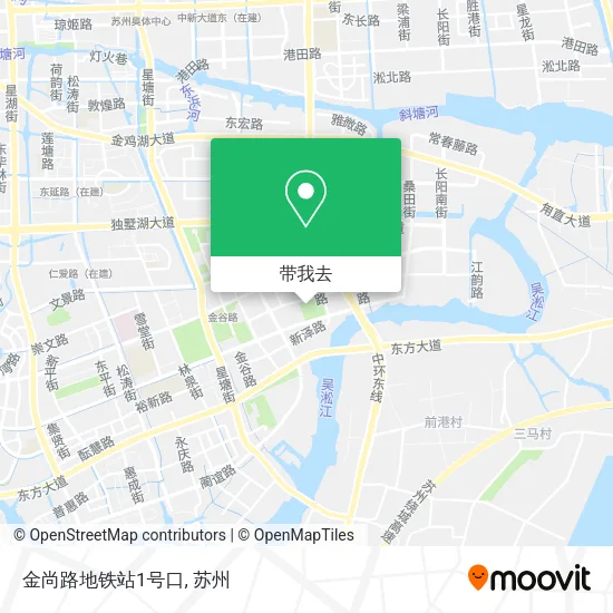 金尚路地铁站1号口地图