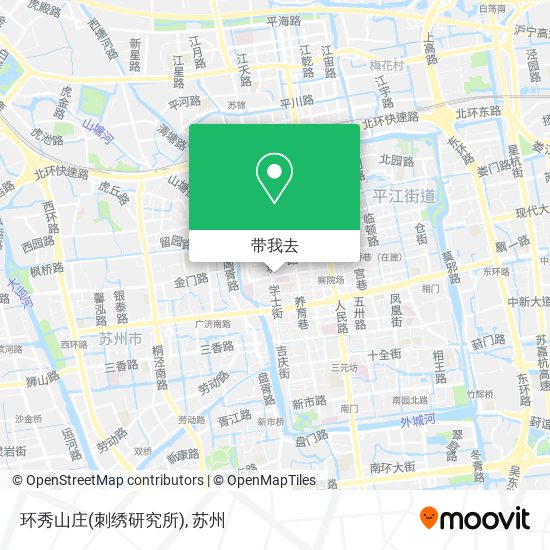 环秀山庄(刺绣研究所)地图