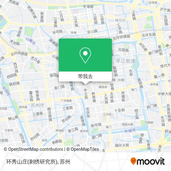 环秀山庄(刺绣研究所)地图