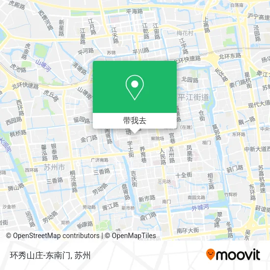 环秀山庄-东南门地图