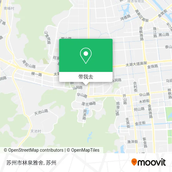 苏州市林泉雅舍地图