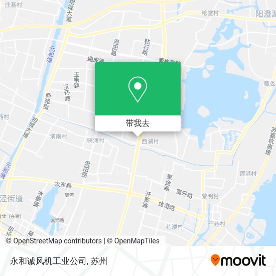 永和诚风机工业公司地图