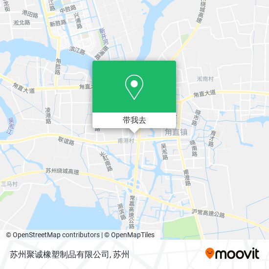 苏州聚诚橡塑制品有限公司地图