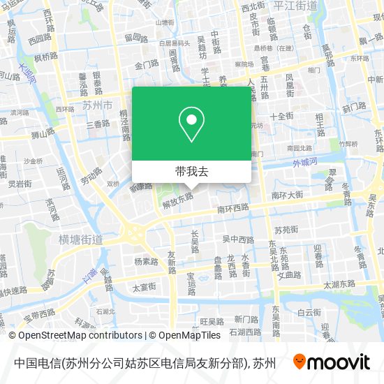 中国电信(苏州分公司姑苏区电信局友新分部)地图