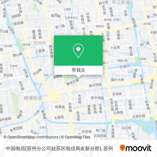 中国电信(苏州分公司姑苏区电信局友新分部)地图
